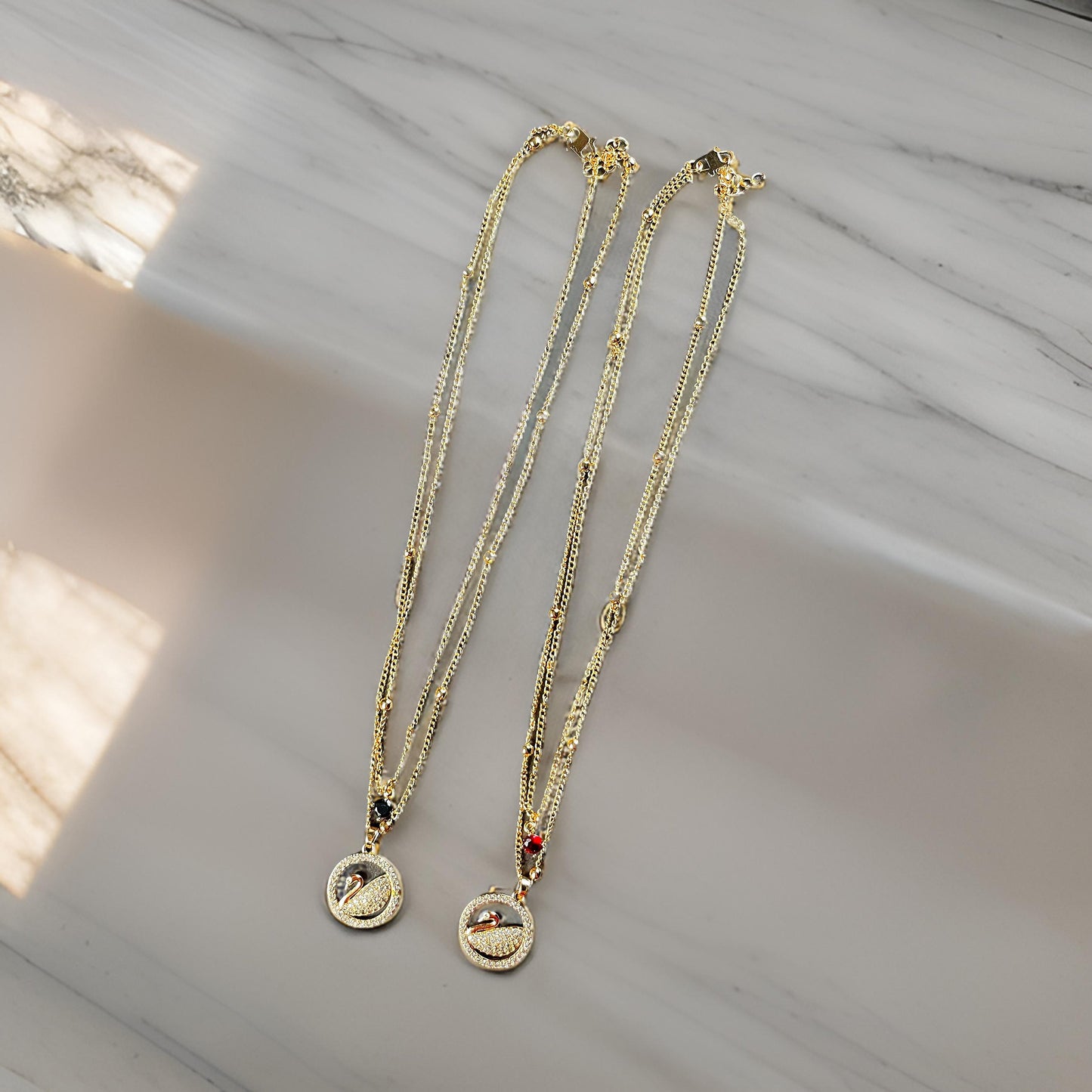 Elegant Gold Layered Necklace